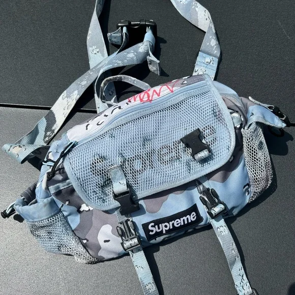 Supreme | Bags | Sold Supreme Ss2 Blue Chocolate Chip Camo Waist