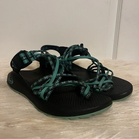 Chaco | Shoes | Chacos Zx3 Classic Chukawalla Aqua Sandals | Poshmark