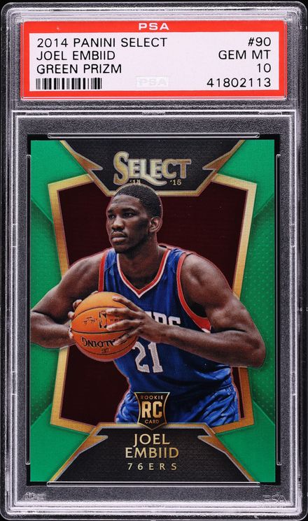 2014 Panini Prizm Variations Silver Joel Embiid ROOKIE #33 BGS 9.5