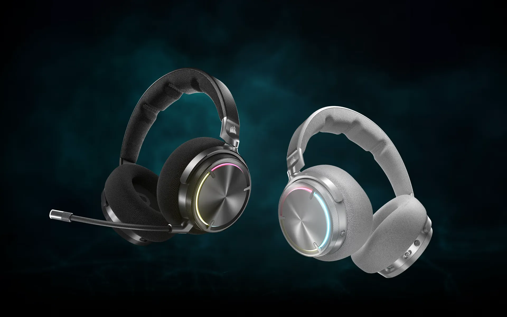 Corsair VIRTUOSO MAX WIRELESS Gaming Headset (Silver) | PLE Computers