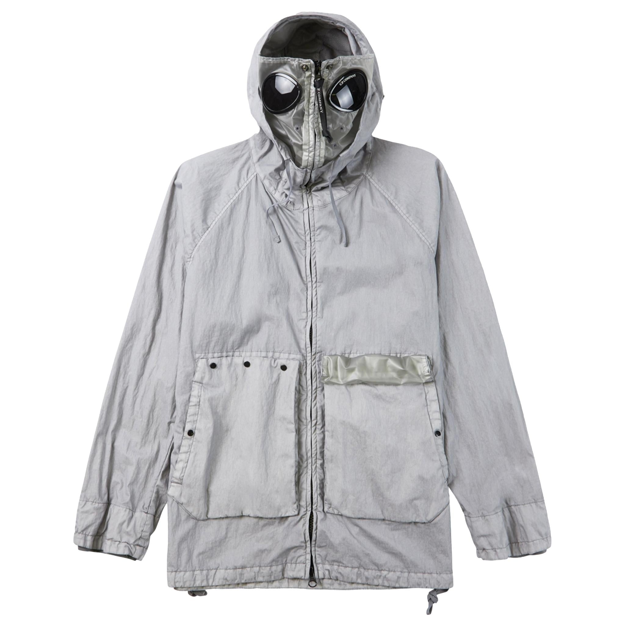 C.P. Company] 50 Fili Mixed Gum Goggle Jacket in Drizzle Grey