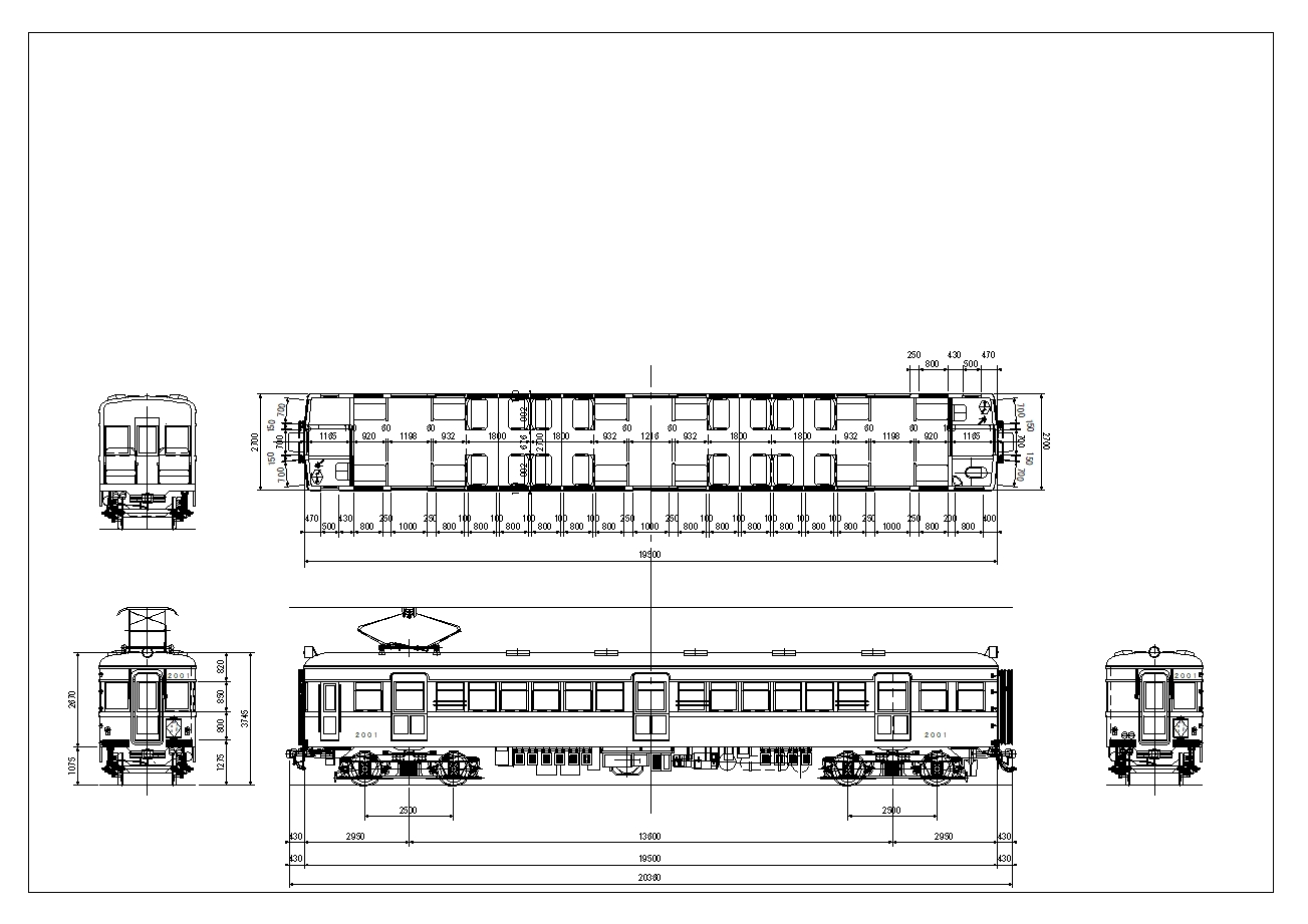 近郊形電車図面 1975年発行 近郊形電車図面 1975年発行 近郊形電車図面