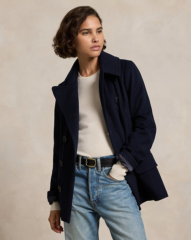 ウールブレンド ピーコート | ラルフ ローレン公式オンラインストア