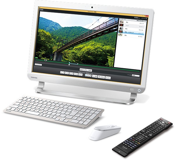 D51/T 2015秋冬モデル リュクスホワイト 21.5型 大画面・TV機能