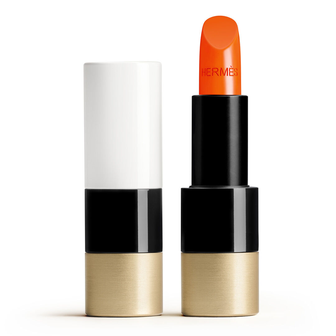 Rouge Hermès, satin lipstick , 33 Orange Boîte