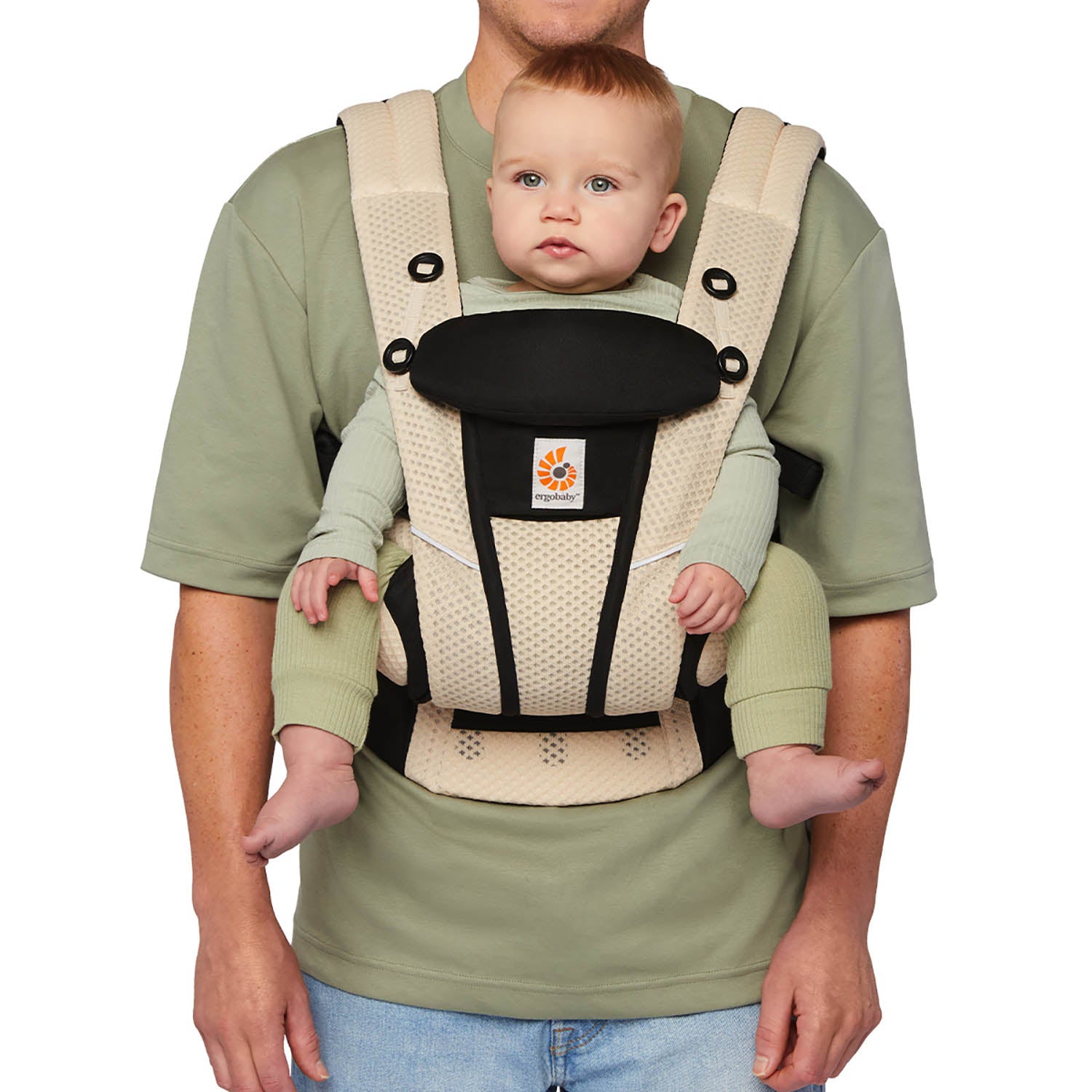 OMNI Breeze / ブラック＆ベージュカラーブロック | エルゴベビー