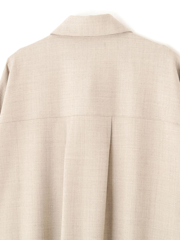 ハイカウントフラノオーバーサイズシャツ(F GREIGE): トップス │ ETRE