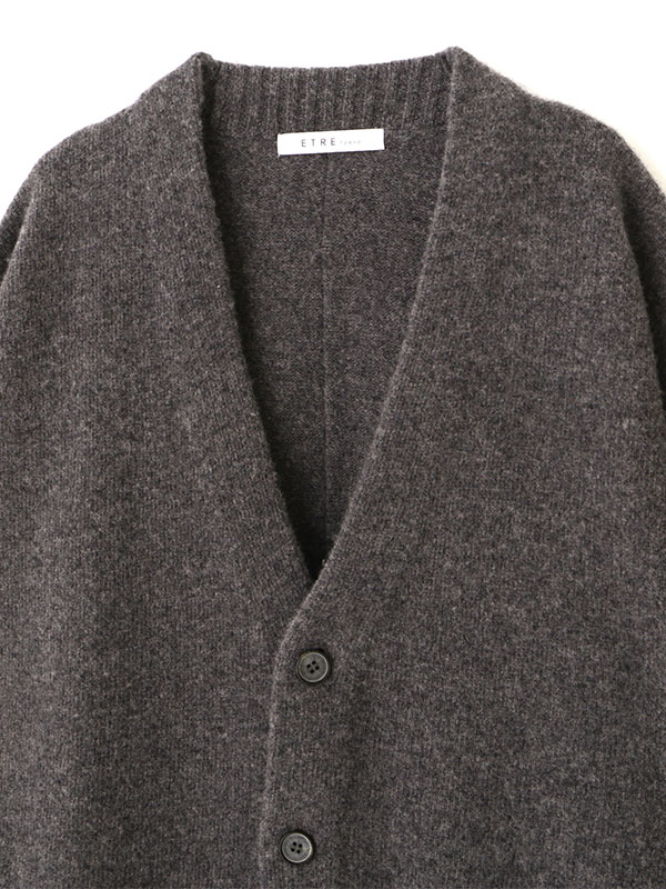 ミドルゲージVネックニットカーディガン(F GREY): トップス │ ETRE