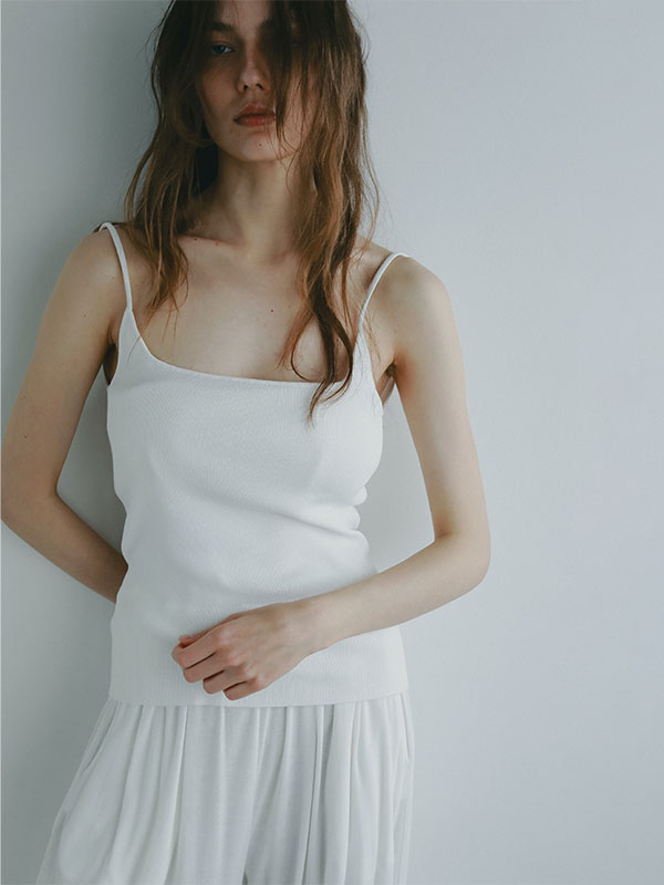 バンドゥセットニットキャミソール(F WHITE): トップス │ ETRE TOKYO