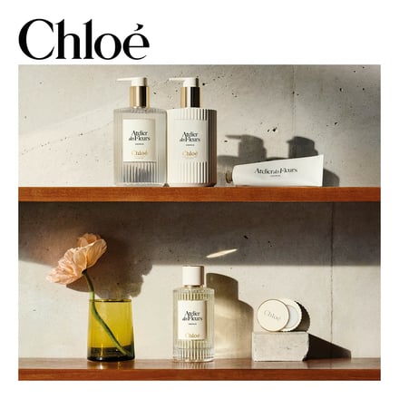 クロエの「アトリエ デ フルール」からボディケアコレクションが誕生