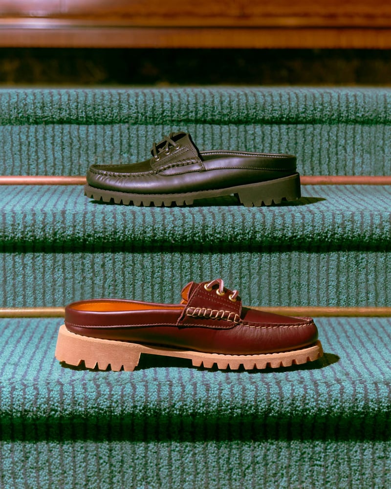 ティンバーランドが名作「スリーアイ クラシック ラグ」をミュールに