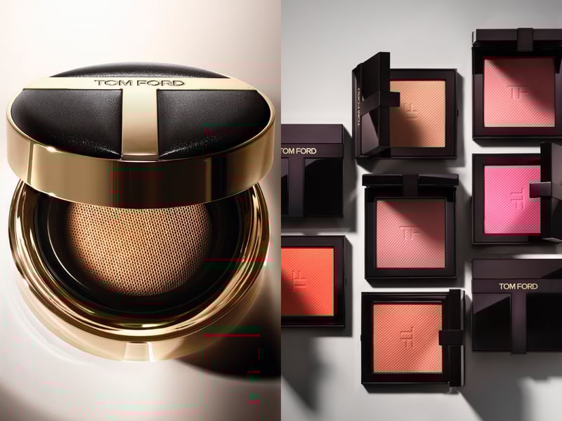 トム フォード ビューティがクッションファンデとブラッシュ発売 造形
