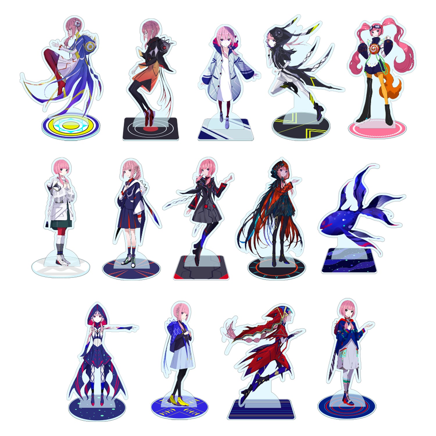 花譜】歴代衣装アクリルスタンドパネル／花譜 6th Anniversary × 理芽