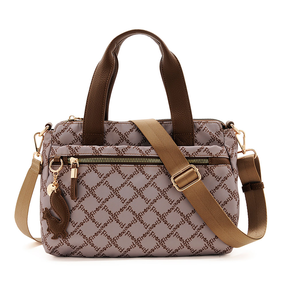 はっ水軽量ナイロンクロスロゴハンドバッグ/403349 | フィラノ公式