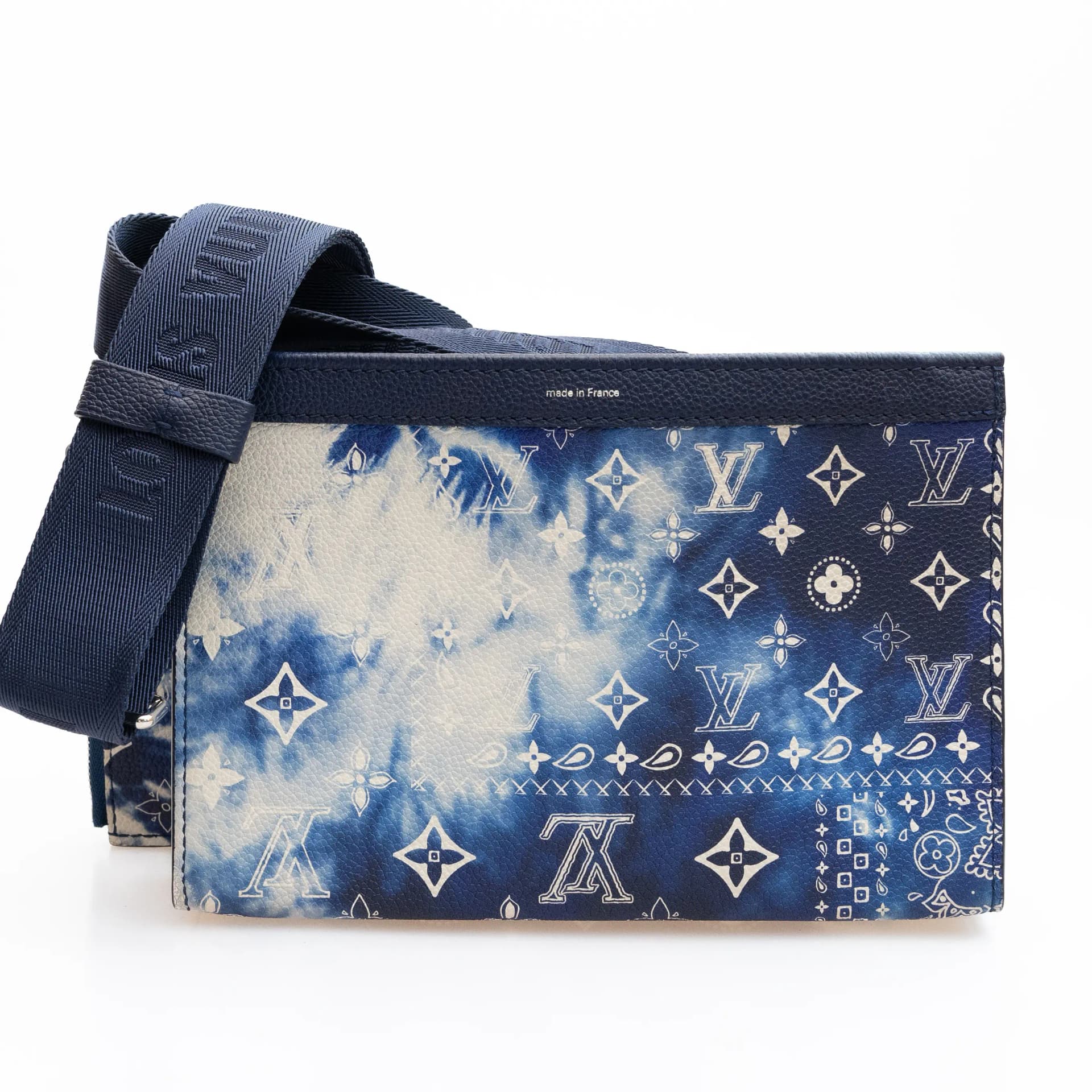 LOUIS VUITTON ガストン ウェアラブル ウォレット ブルー モノグラム