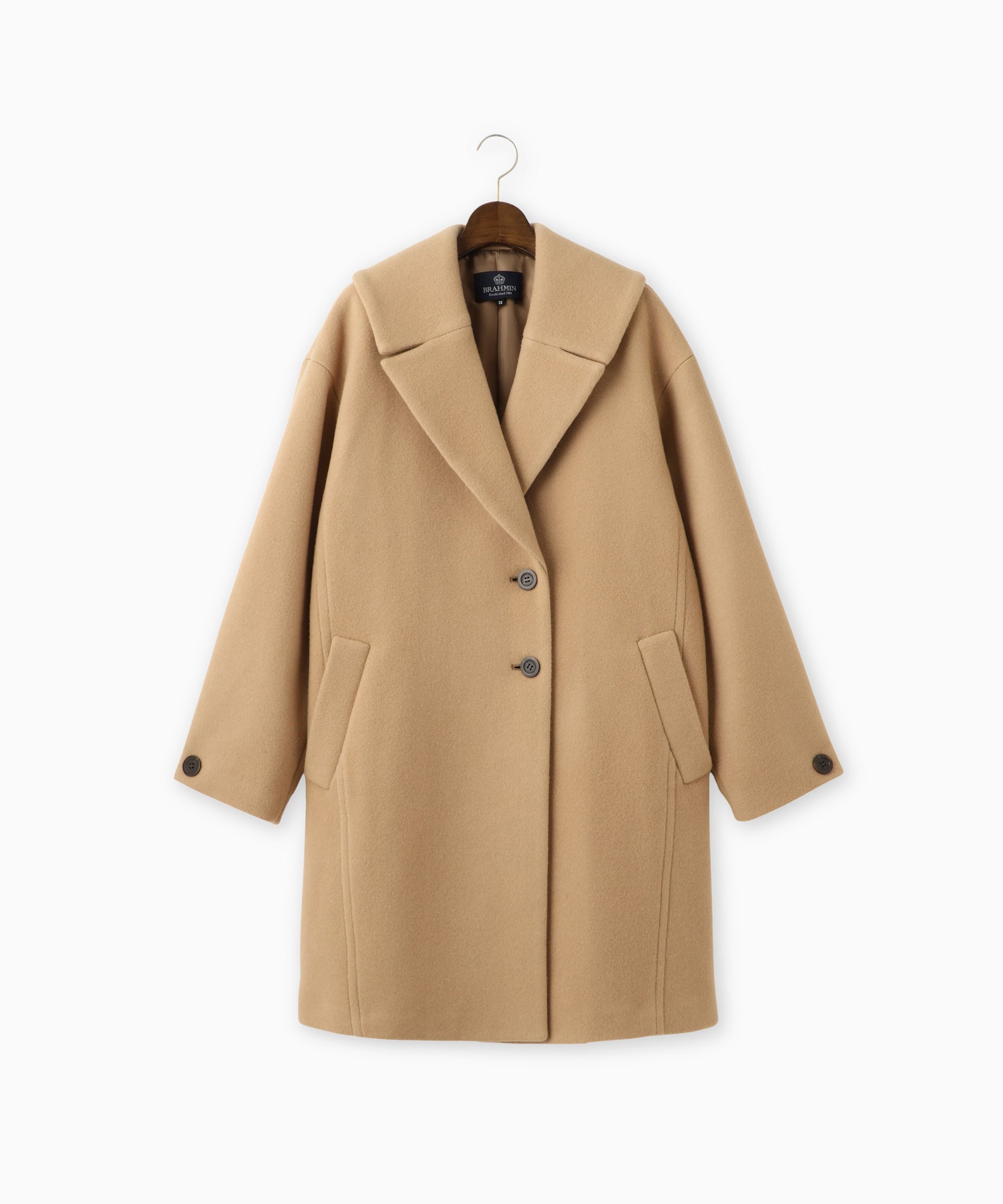 ウールメルトンレディライクコート – FACE SANS FARD