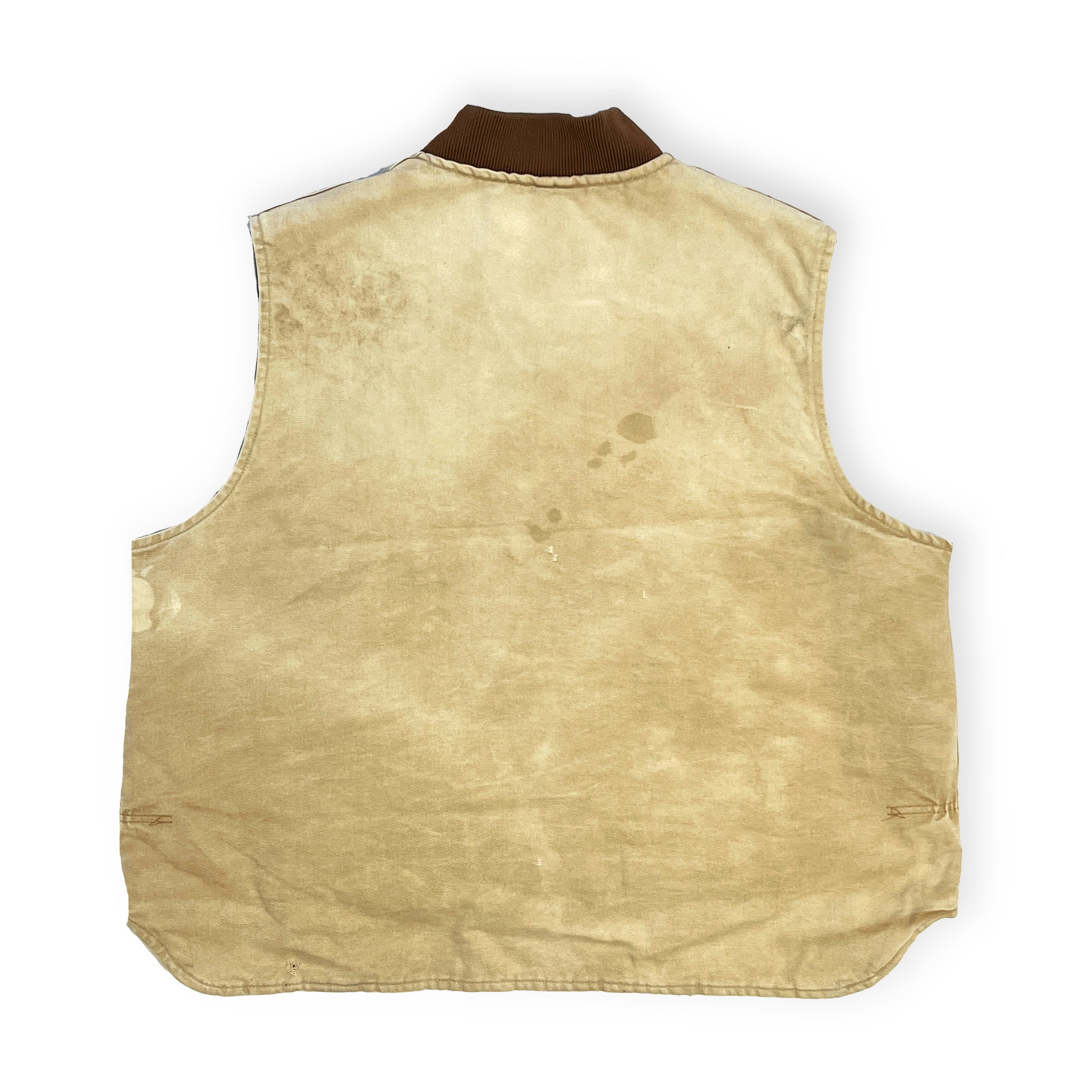16 Carhartt ダックベスト ベージュ Size (XXL)位 ビッグサイズ！ – frgeek