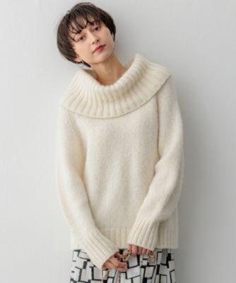 23区(ニジュウサンク)の【洗える】エアリーベビーアルパカ ボリューム