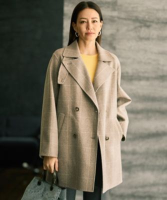 自由区(ジユウク)の【カタログ掲載】ウールリバーチェック柄ダブル