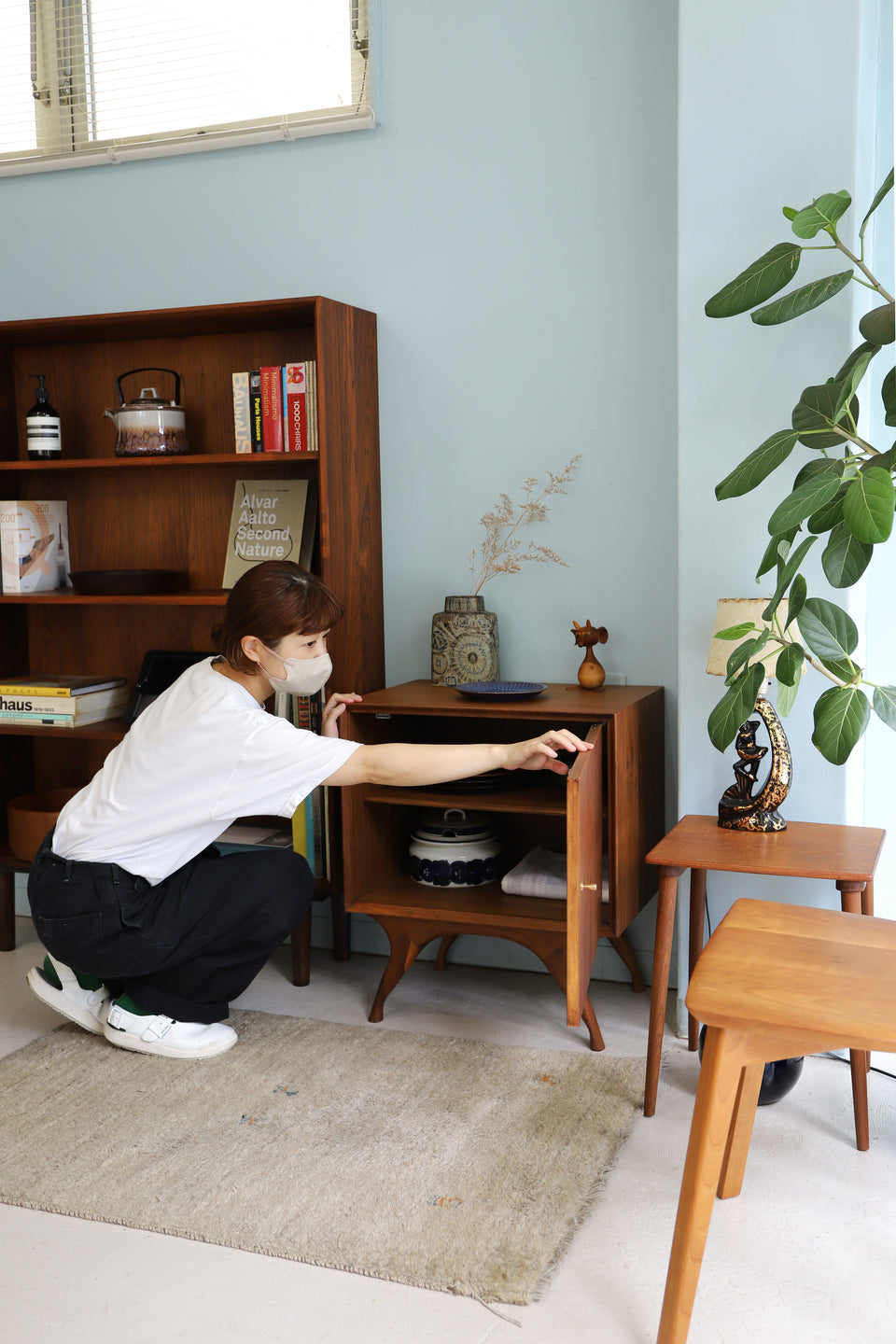 o*d ミッドセンチュリー サイドローテーブル ヴィンテージ o*d ミッド